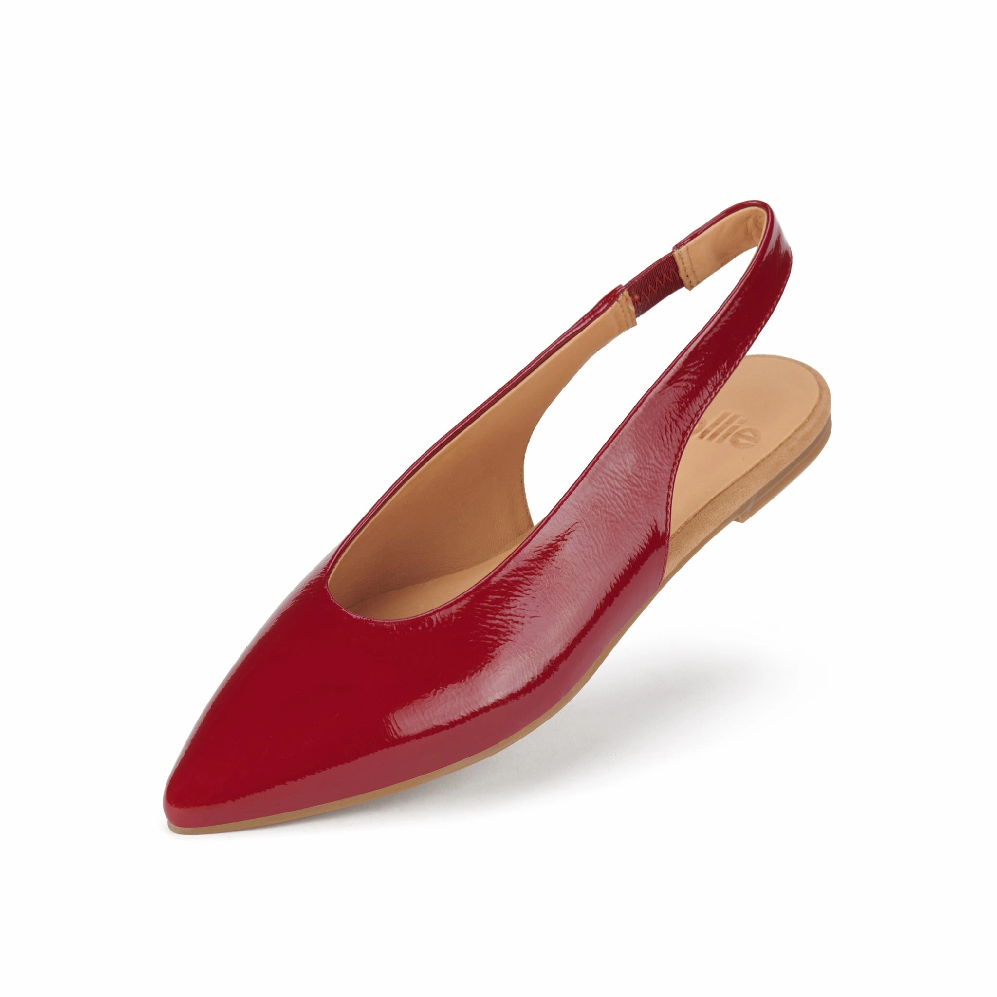 Heat Dissipation Tech Pointed Slingback Merlot Patent