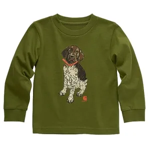 Fashion Core Boys' Long-Sleeve Puppy T-Shirt CA6463