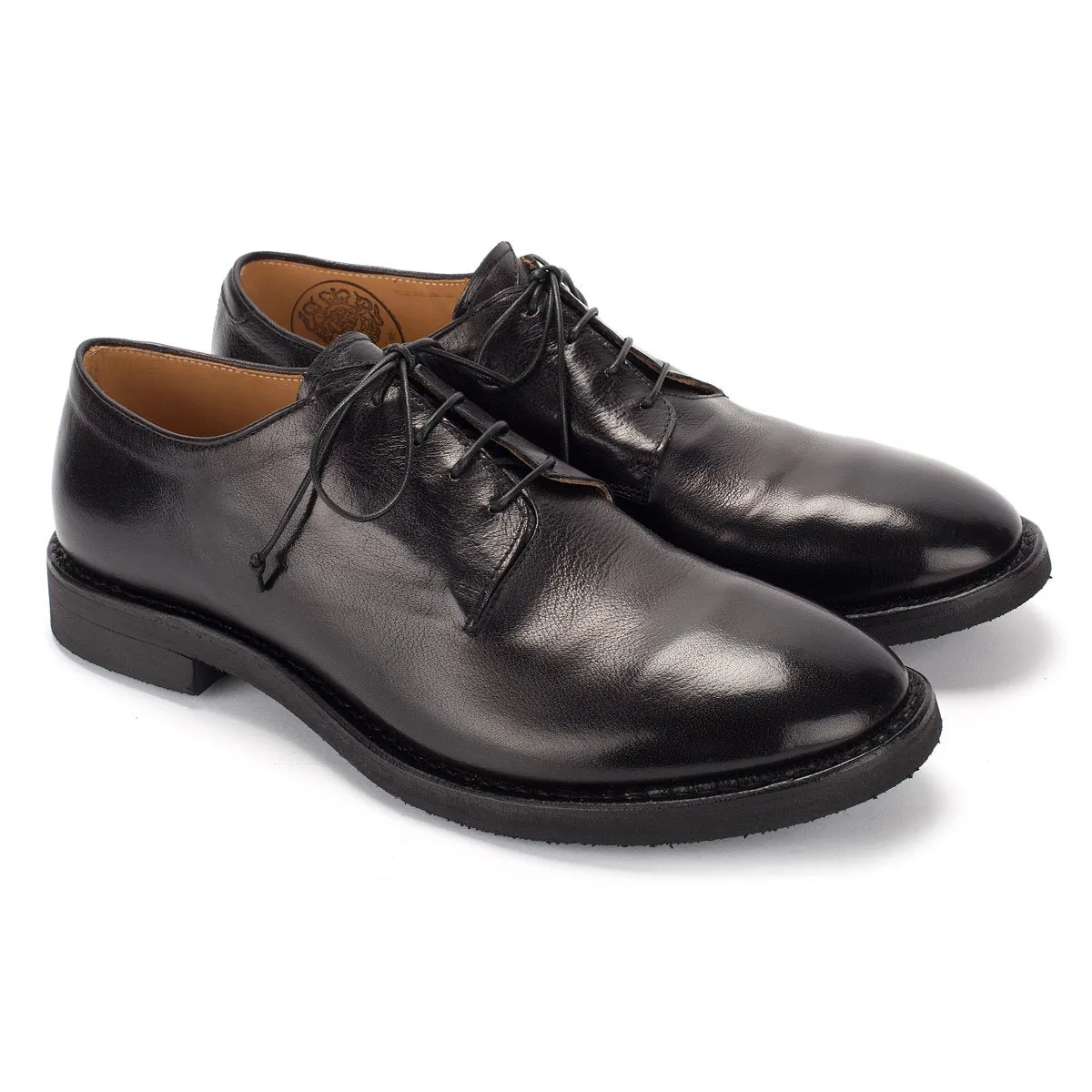 YAGO 55021<br>Black derby shoes Posture Focus