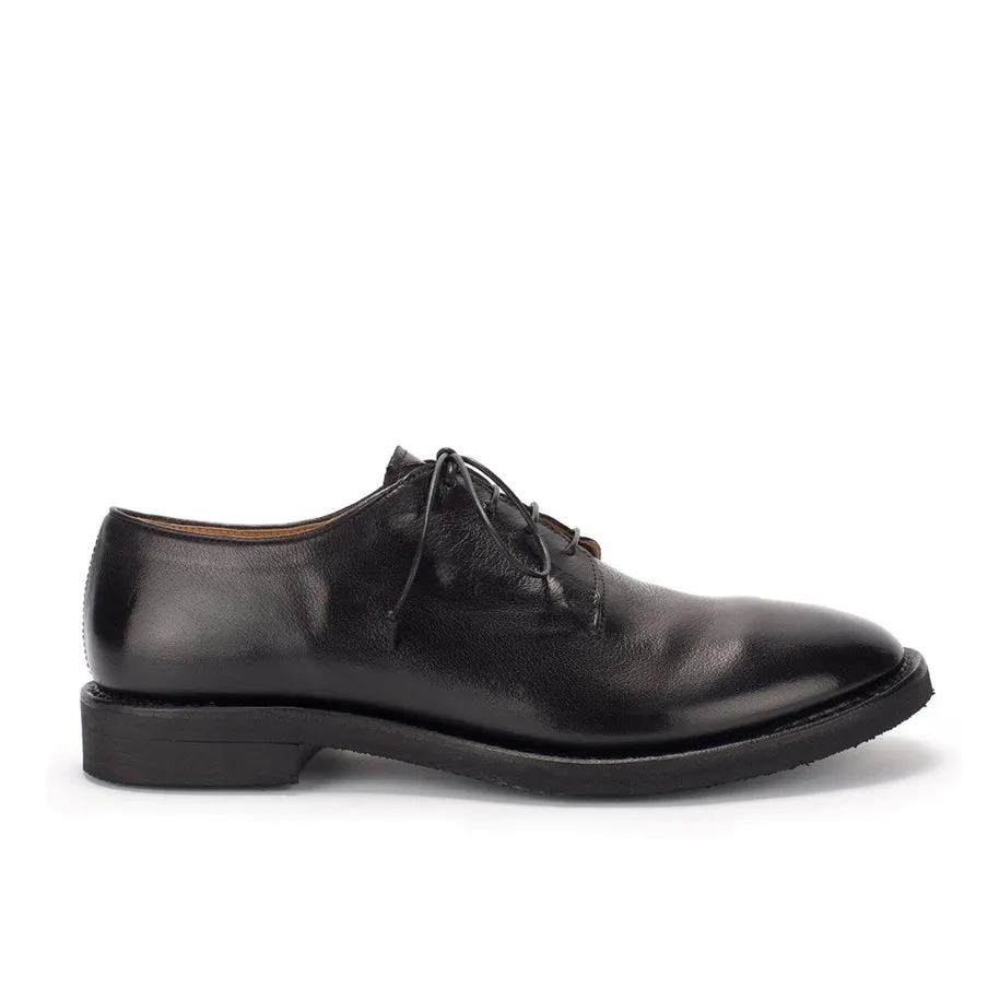 YAGO 55021<br>Black derby shoes Italian Shade Early Commute
