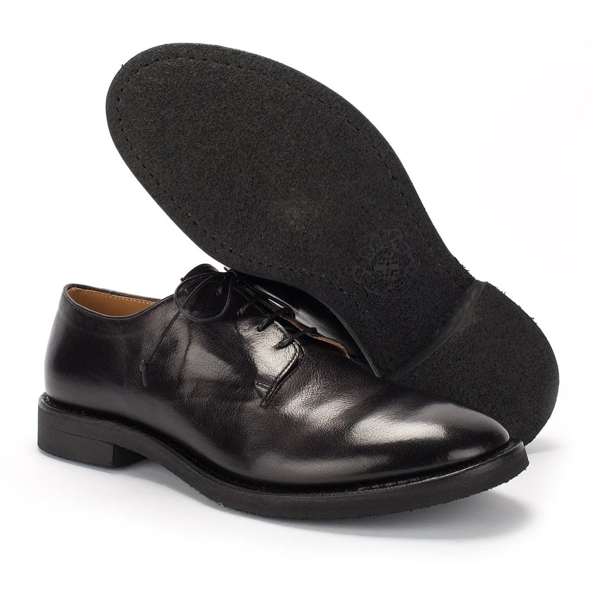 Paced Walk YAGO 55021<br>Black derby shoes