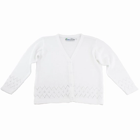 Girl's V-Neck Cardigan Sweater TC-84 FadeResistant Color LowMaintenanceFabric