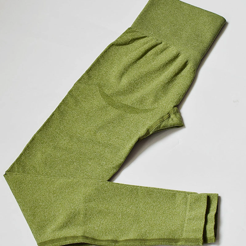 Home Lounge Elastic tight yoga pants high waist hip fitness pants