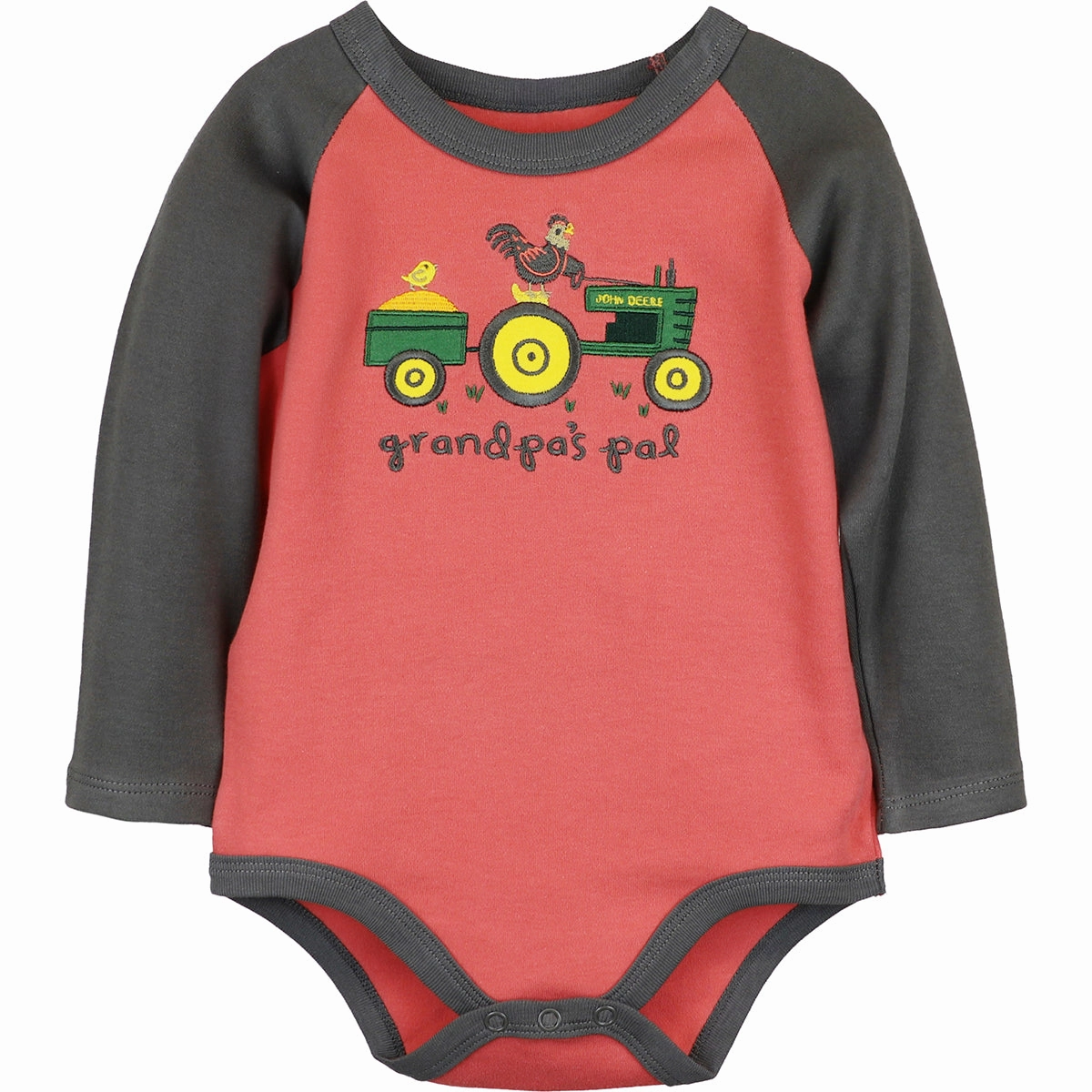 Infant Boys' Grandpa's Pal Long-Sleeve Bodyshirt J4B540RN Cozy Jacket