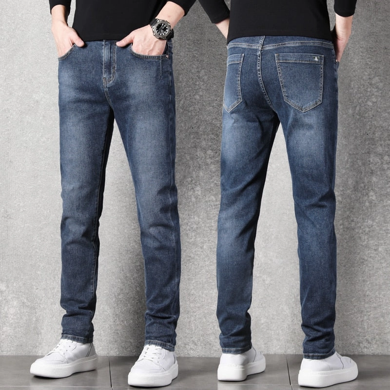 West Louis? Stretch Slim Fit Fashion Designer Denim Jeans Morning Ready