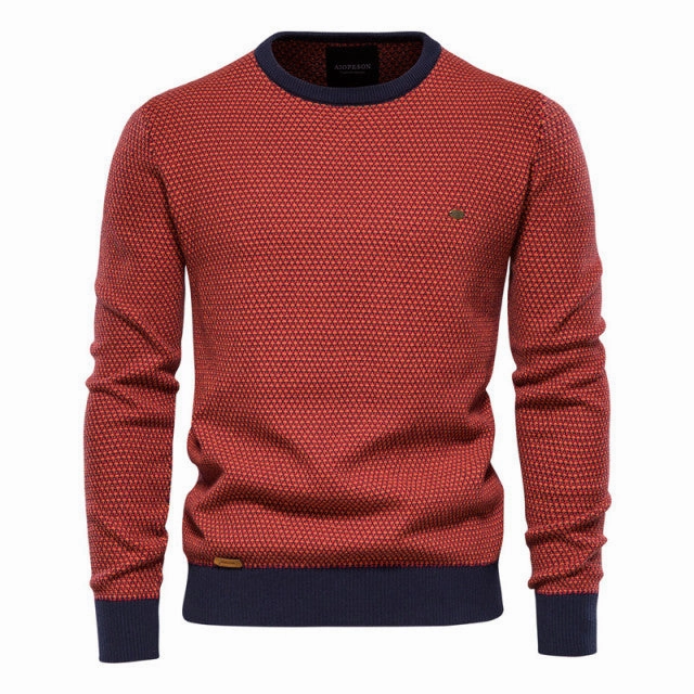 West Louis? Casual Warm High Quality O-Neck  Knitted Pullover Soft and Stylish Snuggly Knit