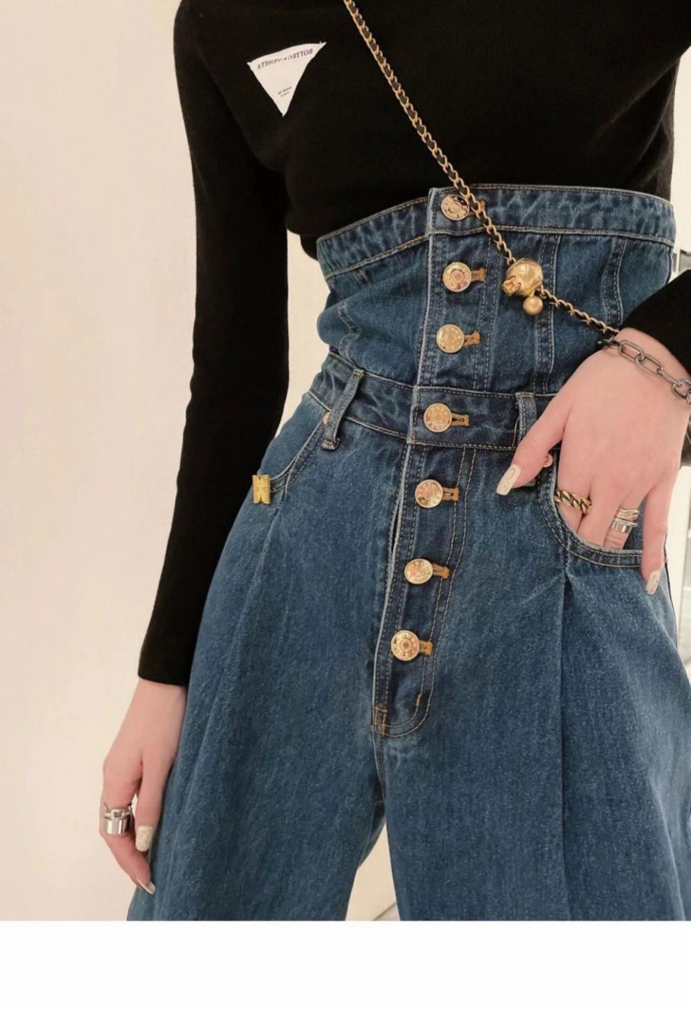 Relaxed High Waist Wide Leg Pants Feeling Flare Trend Fashion friendly Chic Wear