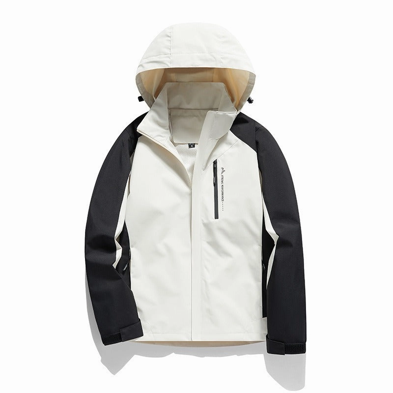 Modular Layering Noise Free Movement Removable Waterproof Windproof Jacket Thin Single Punch Mountaineering Clothing