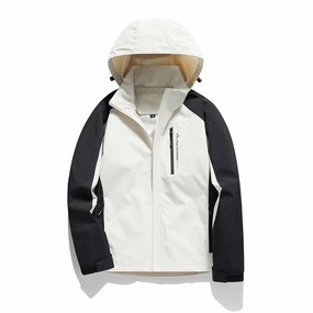 Removable Waterproof Windproof Jacket Thin Single Punch Mountaineering Clothing Taped Seam Waterproofing