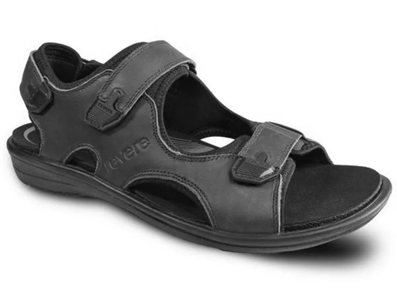 Black Chic Everyday Pick Revere Montana II - Men's Adjustable Sandal