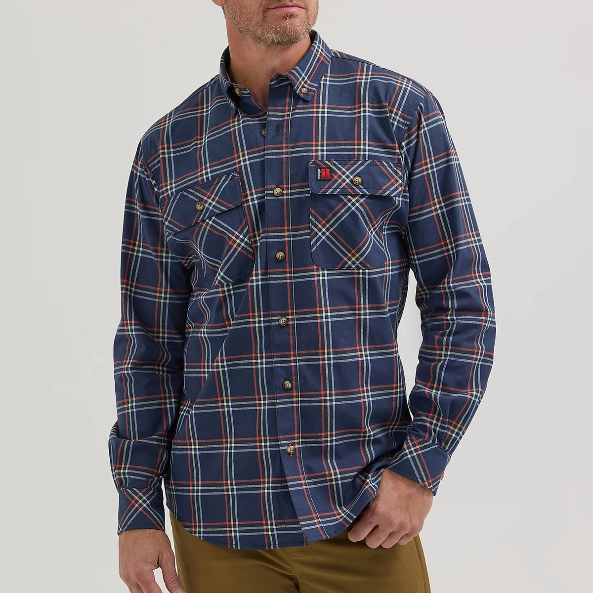 Layered Look Riggs Workwear Long-Sleeve Work Shirt 11235013
