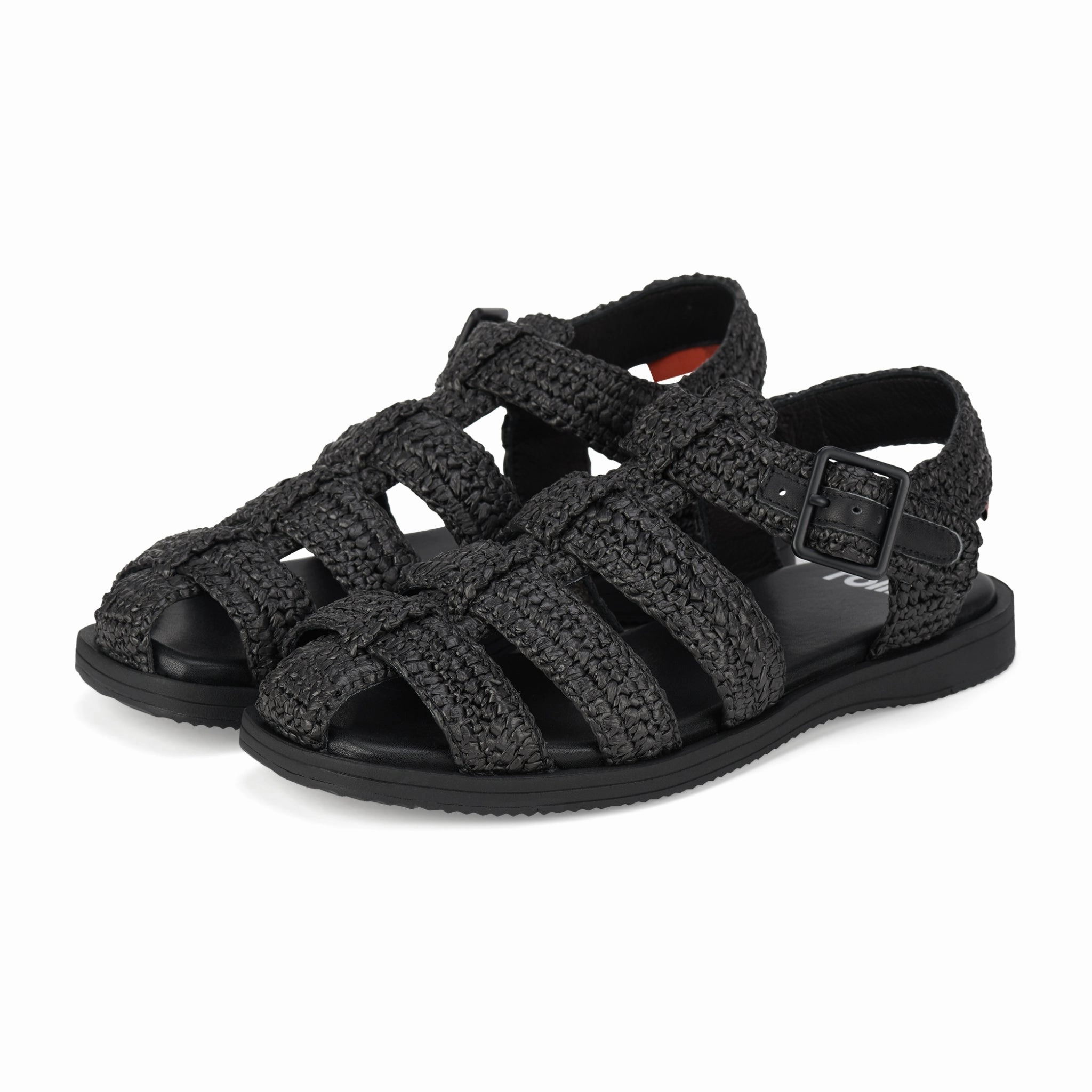 Cool Wear Sandal Fisherman Weave Black