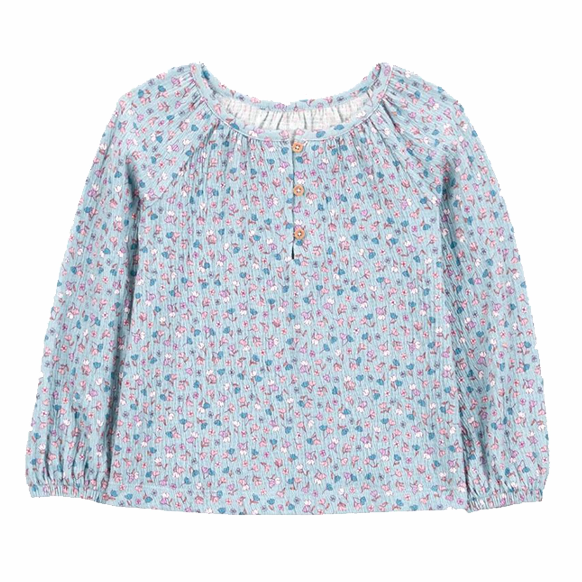 Toddler Girls' Floral Gauze Long-Sleeve Top 2R997310 Love Energy Unique Cut