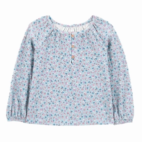 Toddler Girls' Floral Gauze Long-Sleeve Top 2R997310 Casual dress