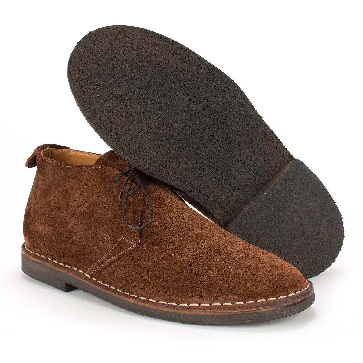 YAGO-348<br>Brown chukka boots Special Fit Daily Activity