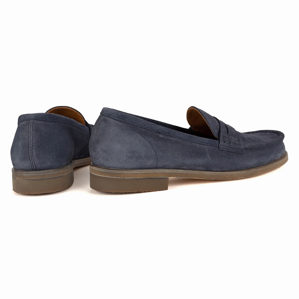Friend Hike JANET 98001<br>Navy suede loafers