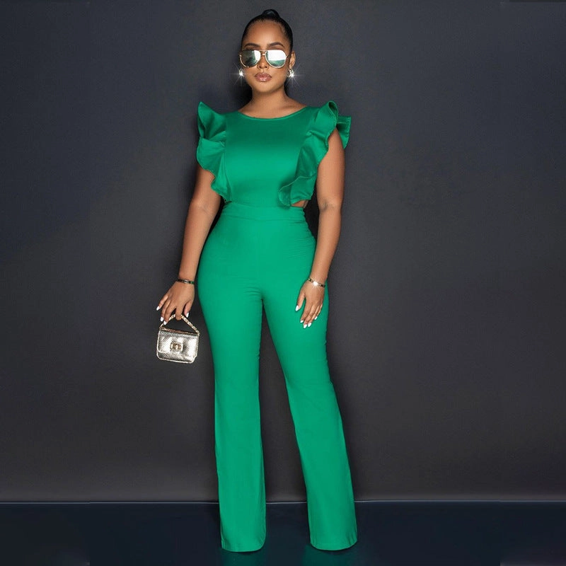 Spring Euro American Street Trendy Women's Jumpsuit Dynamic Unique