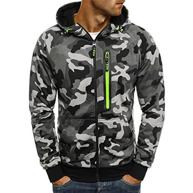 West Louis? Winter Causal Camo Hoodies Light Fit Wear