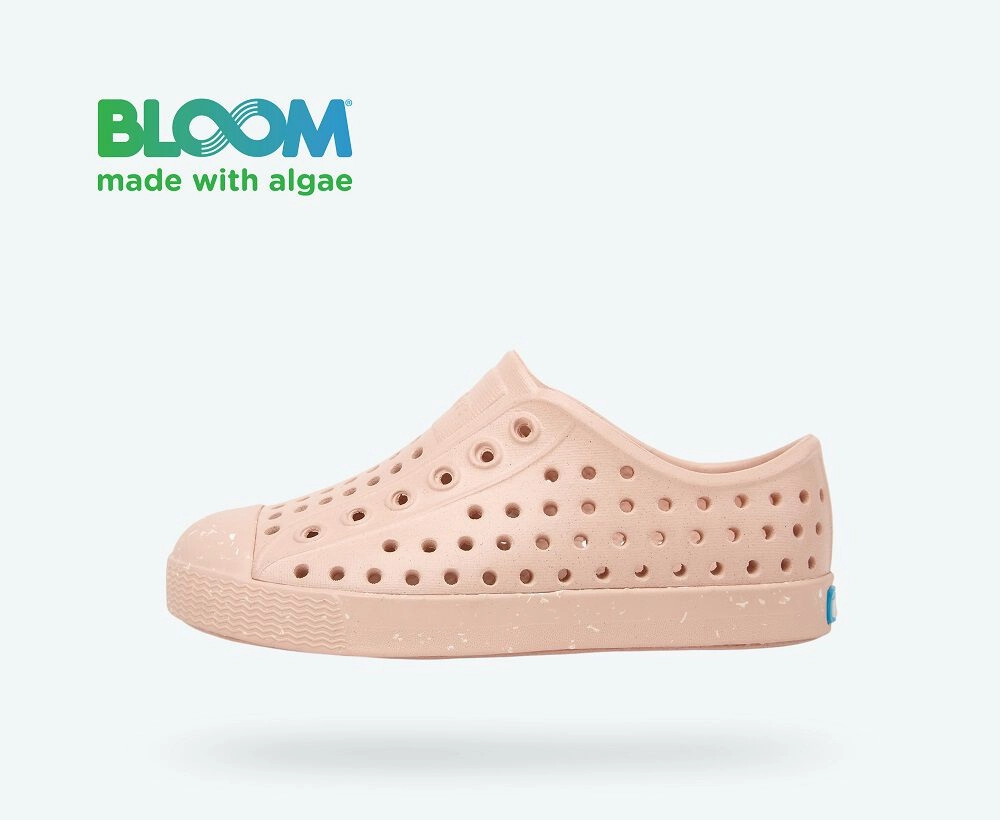 Native Jefferson Bloom Shoes - Chameleon Pink/Shell Speckles Shock Absorbing