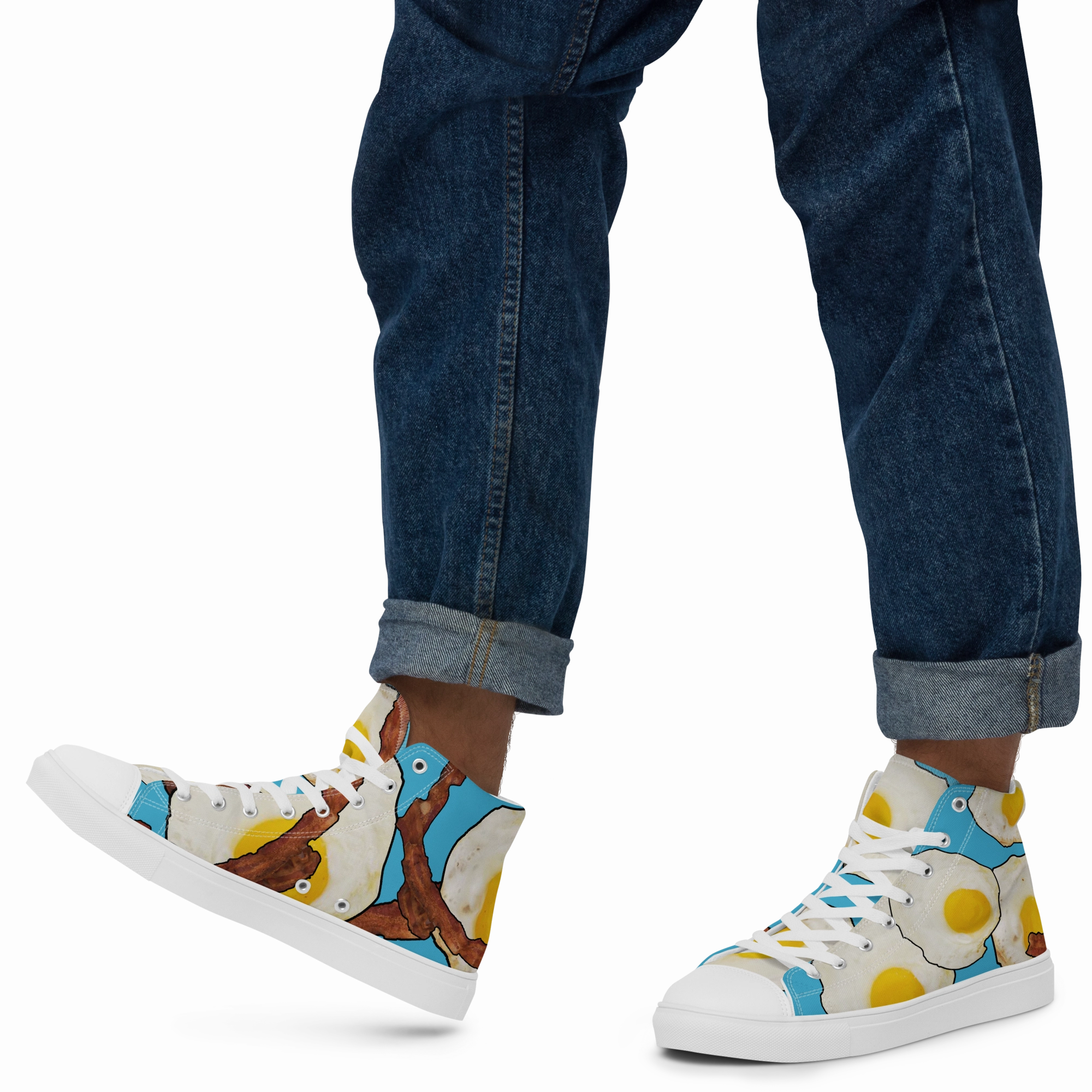 Eggs & Bacon brake-#Fast high tops Anti-Color-Gloss Comfort Cushion