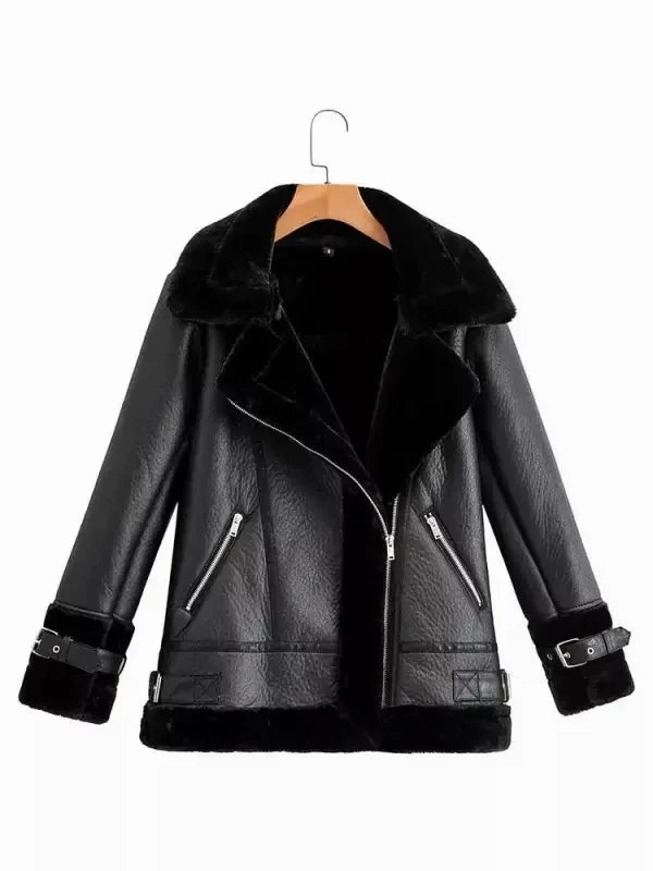 Soft Leather Jackets Layered Drape Ergonomic Shoulder Fit