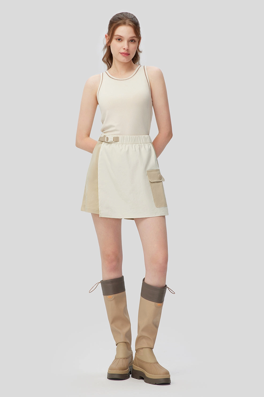 FrictionResistant Colorfast Technology SoftTexturedFabric Riccar - Women's Quick-Dry Work Short UPF50 