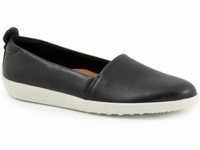 Softwalk Deva - Womens Flat Black (001) Day To