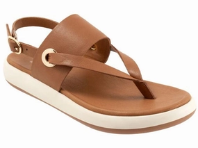 Shock Absorbing Softwalk Joliet - Women's Sandal Luggage (215)