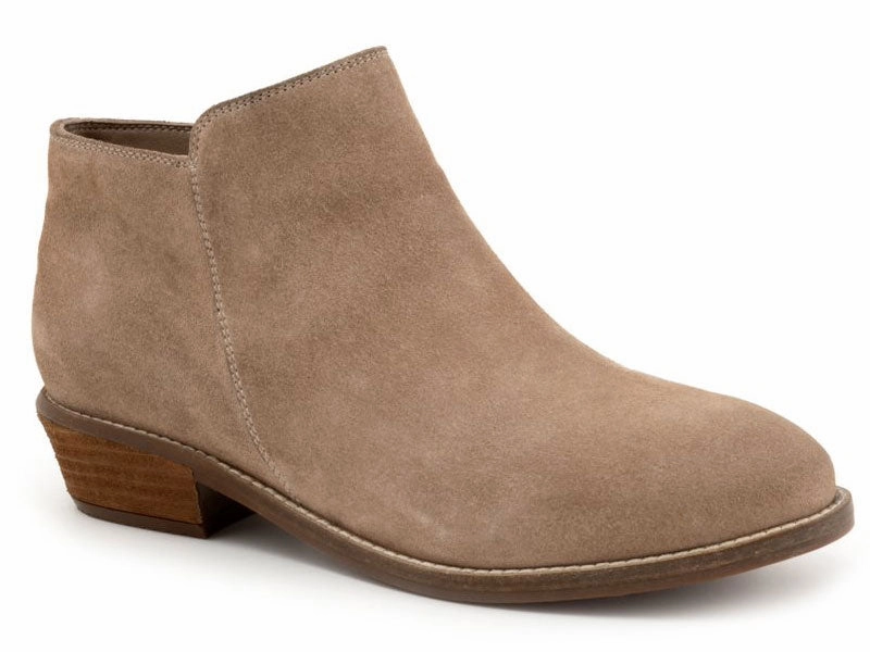 Softwalk Rocklin 2.0 - Women's Boot Stone Suede (063) sweat-wicking