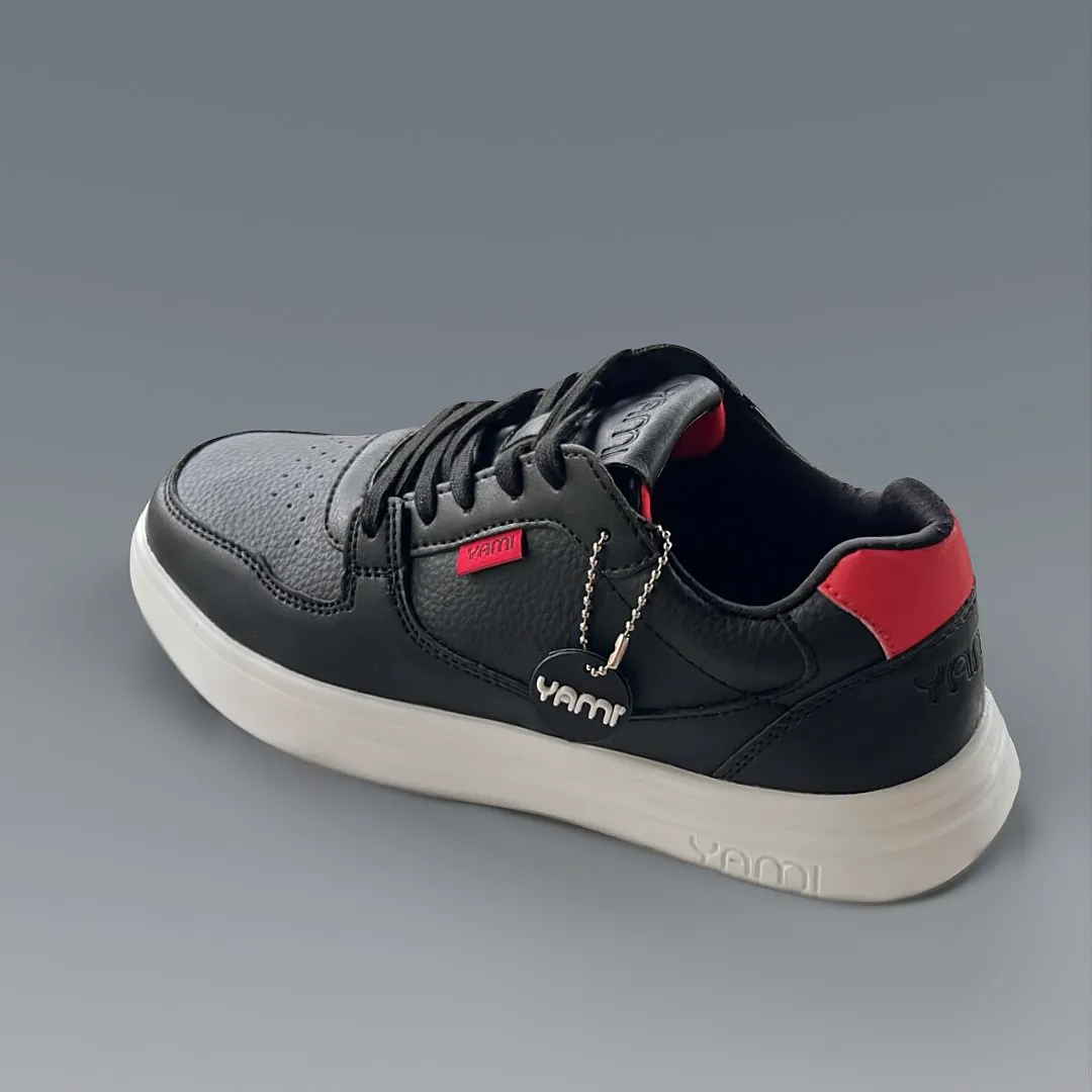 party - related advantages SpinSole 01 G2  Black/Fire Red, Men's & Women's Dance Sneaker