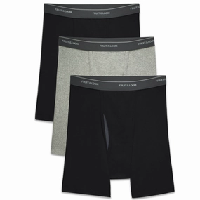 Mind Ease Casual Chic Men's CoolZone Boxer Briefs Underwear BL7601 3-pair pack