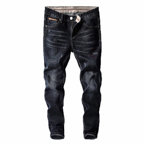 Smooth Feel West Louis? Fashion Slim Fit Cowboy Style Denim Jeans