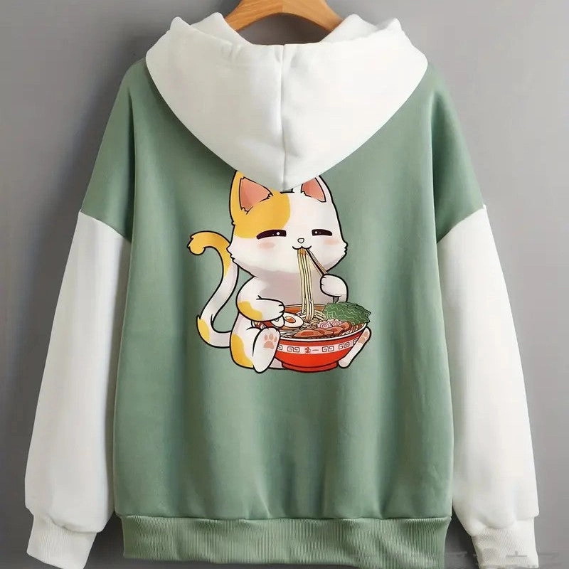 product market share product fluffy softness Spring And Autumn Air Layer Loose Pullover Hooded Sweater