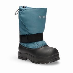 Elastic laces Anti Sweat Lining Stonz Trek Kids Boots - Denim