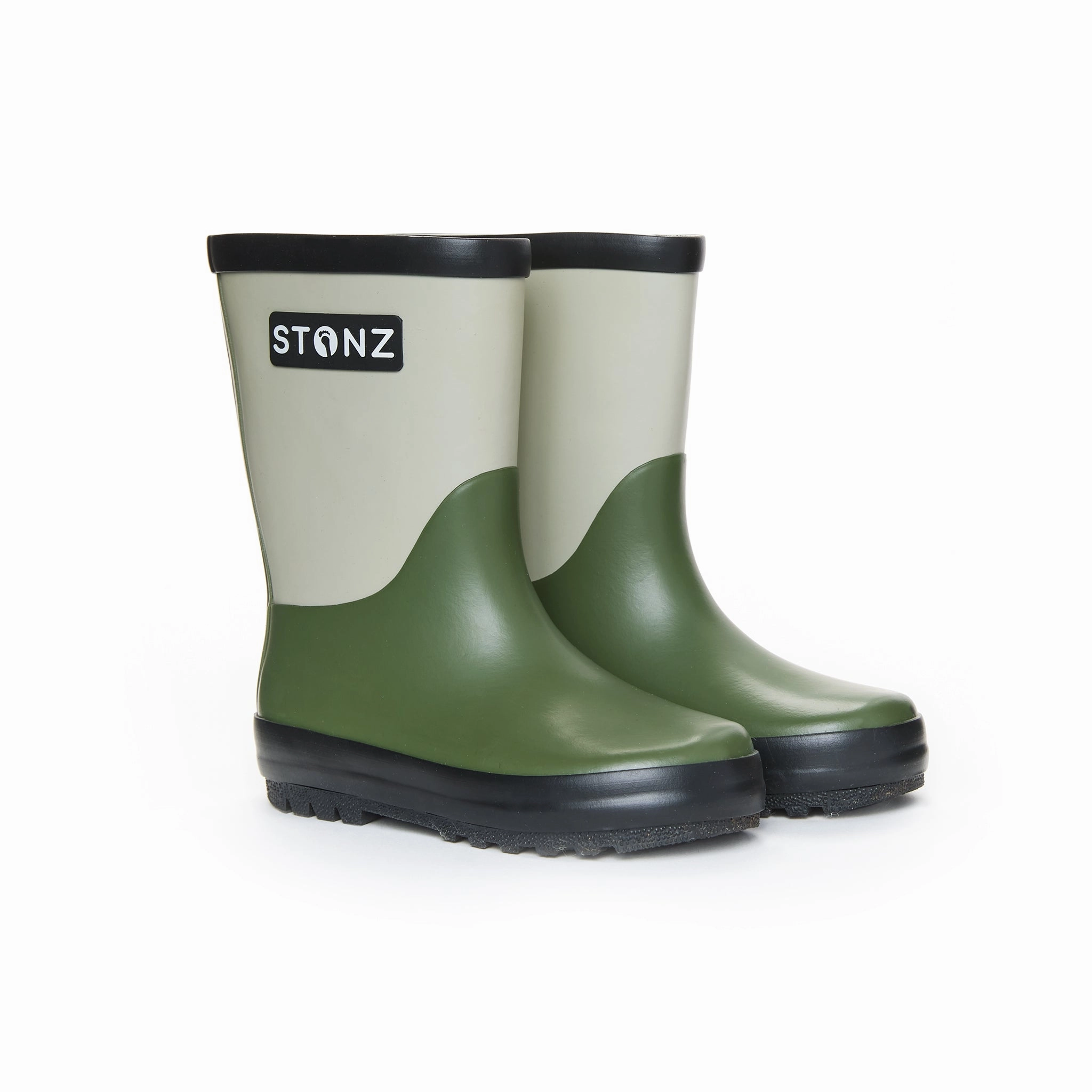 Stonz Rain Boots - Cypress/Sage Eco Strap Padded collar