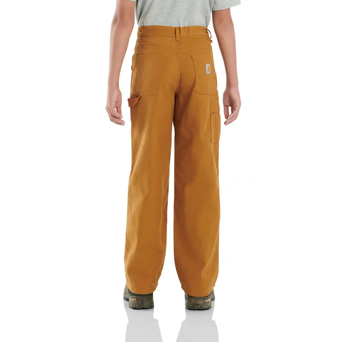 Boys' Canvas Dungaree Flannel-Lined Pants CK8316 Picnic Fun TearResistant Fabric