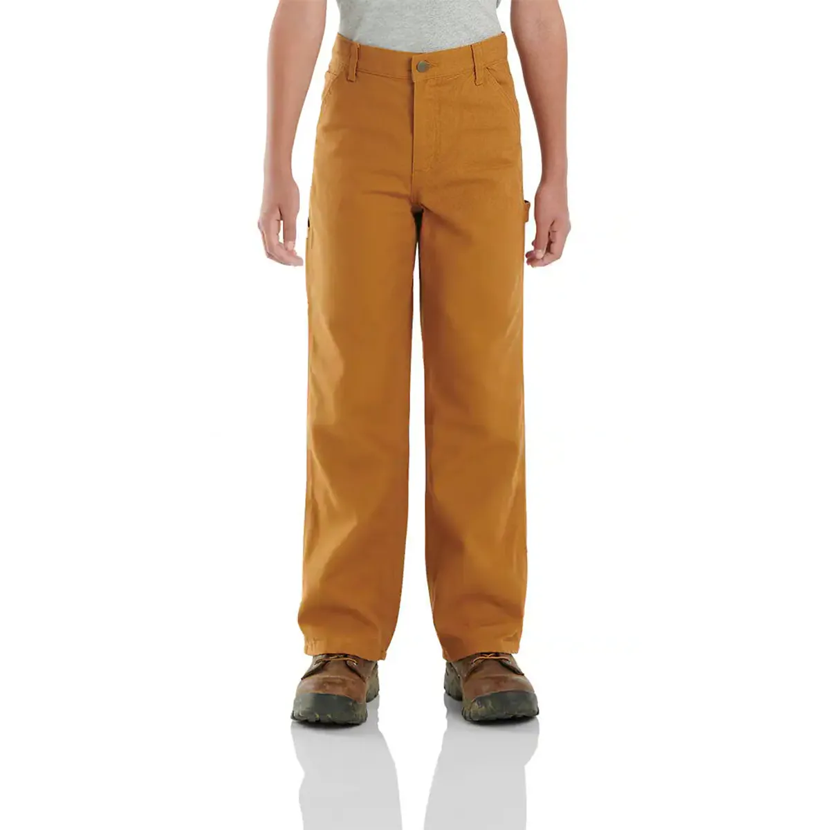 Relaxing Design Myth Glow Boys' Canvas Dungaree Flannel-Lined Pants CK8316