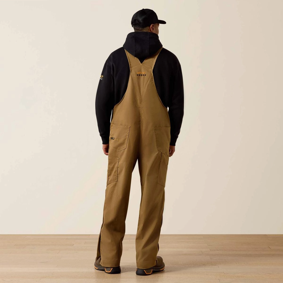 Fable Core Men's Big and Tall Rebar Duracanvas Khaki Unlined Bib 10036798