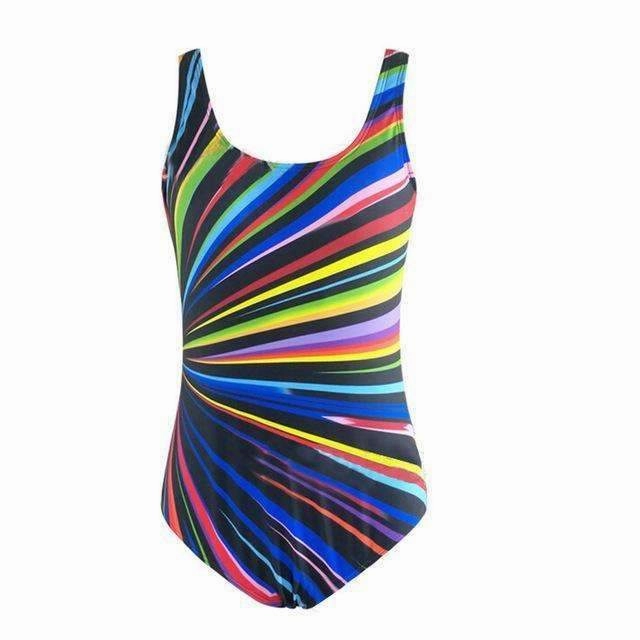 Flattering-Silhouette Multipocket Feature Women's One Piece Backless Padded Wire Free Swim suit