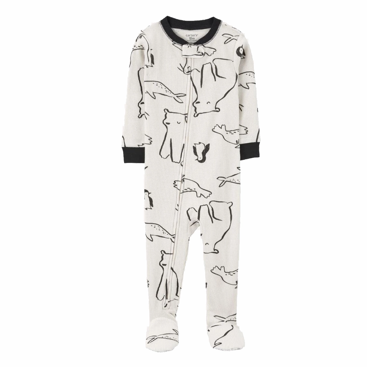 Baby 1-Piece Arctic Animal Print Footie Pajamas 1R945810 PrecisionTailoring