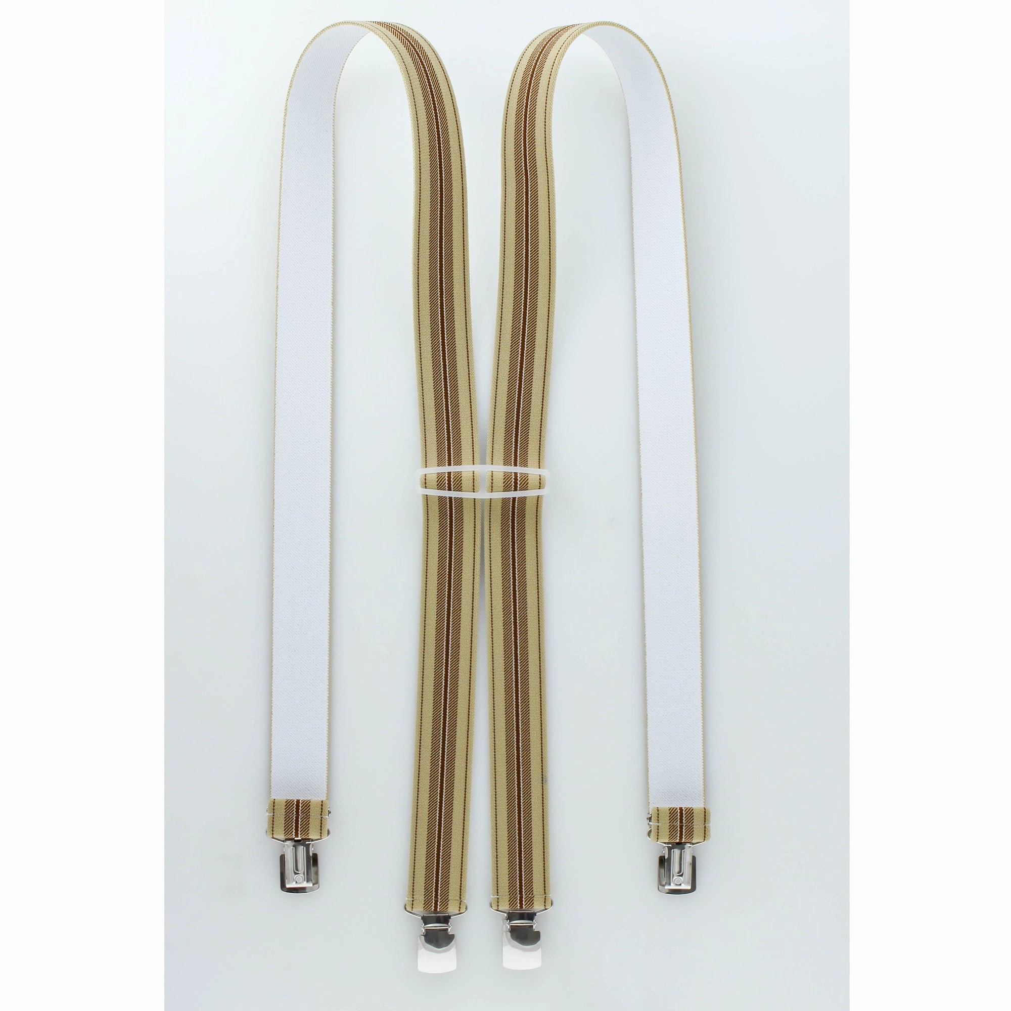 Striped Suspenders Clip On S3CP Planet Glow