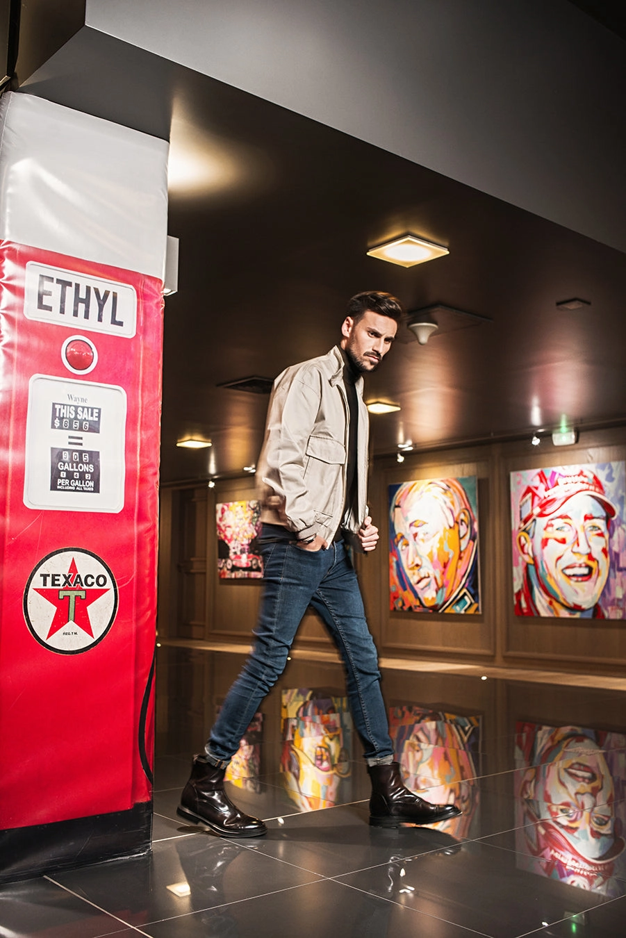 Molded Arch Contour Ergonomic Fit IVAN 10033<br>Mogano Ankle Boots