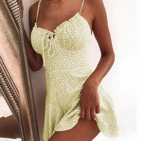 Embroidery-Pattern Summer A-Line Dresses