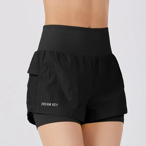 Summer New Loose Casual Breathable Fitness Quick-drying Sports Shorts Strategic Ventilation Cuts cap venue