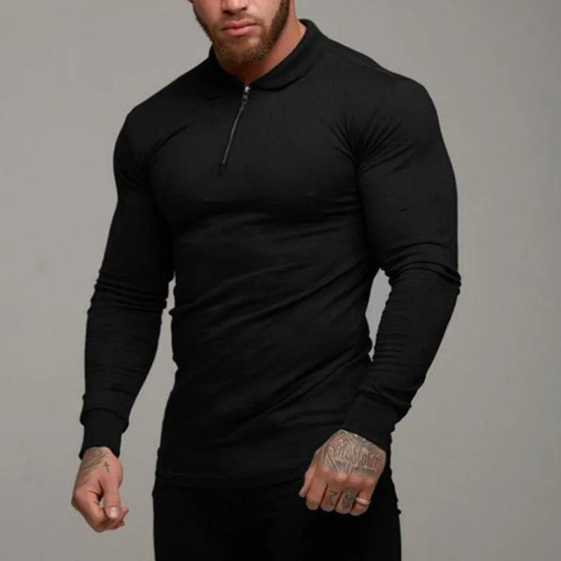 T Shirt Men Longsleeve Shirt Men Polo Shirt Effortless Wear Fit Crew Neck Design