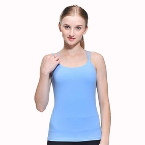 NeutralImpactSupport Women Yoga Fitness Sports Sleeveless Running Gym Tank Top Singlets Female Colorful Outdoor Wear Vest Tshirt Clothing B013