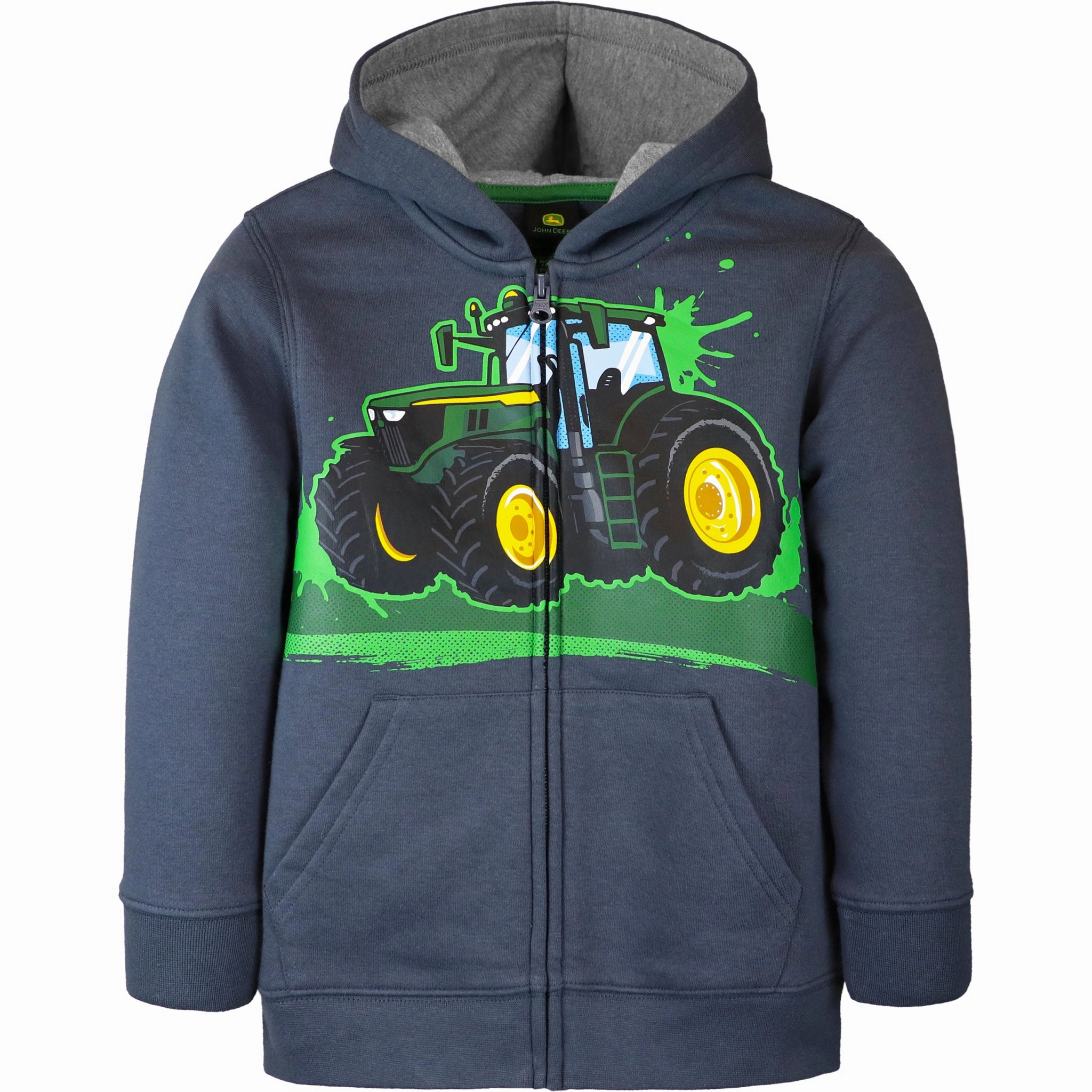 Morning Walk Boys' Tractor Fleece Full-Zip Hoodie J4J577BC