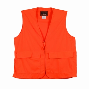 Deer Camp Orange Hunting Vest 20P Cool Design warm glow