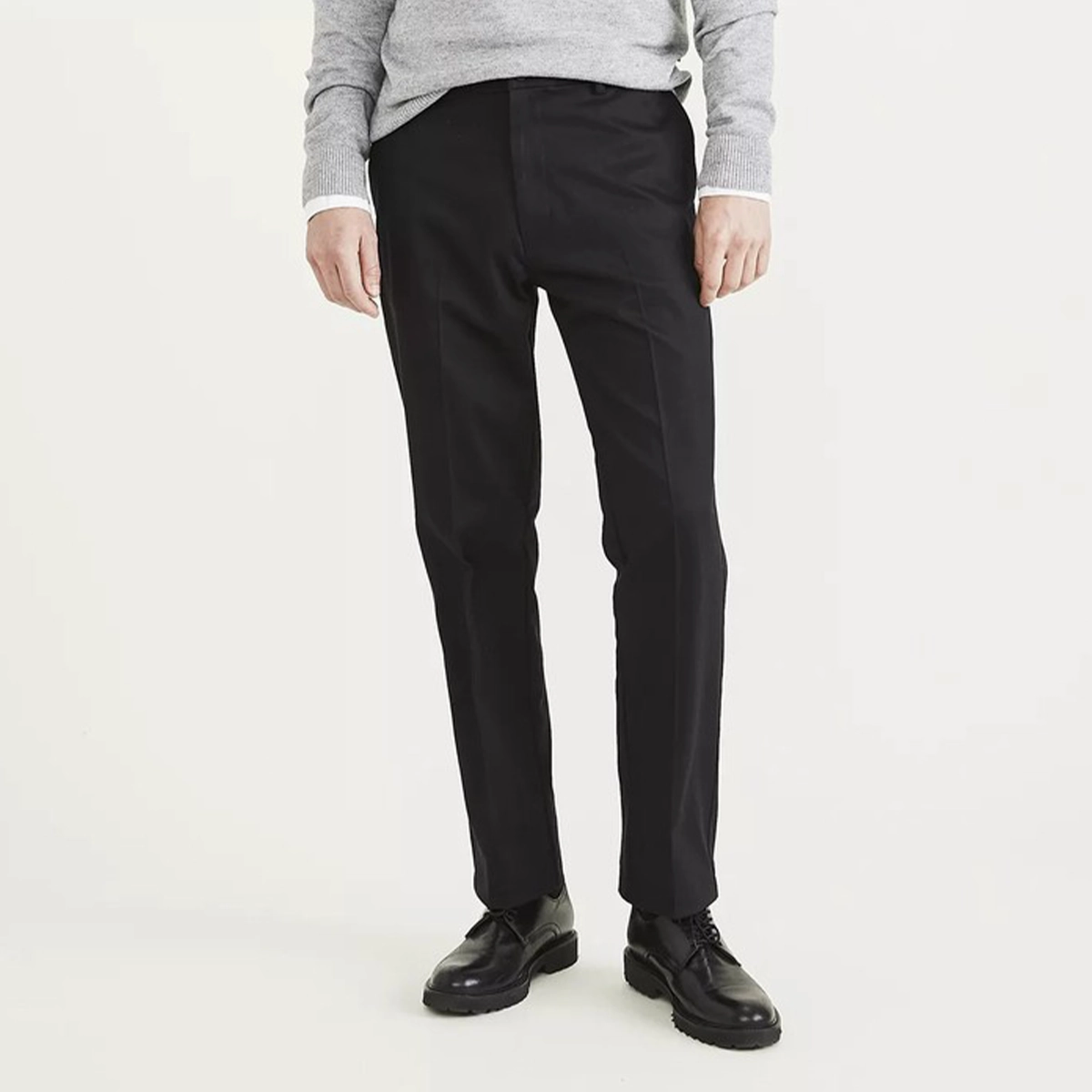 Men's Signature Stretch Flat Front A3159 Comfortable Outfit