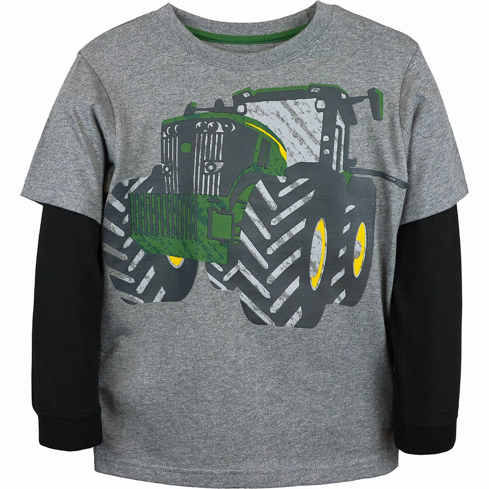 Boys' Long-Sleeve Mega Tractor Tee J4T357HC Conscious Core China Cool